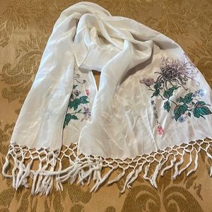 Used silk scarf